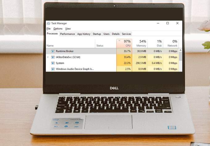 Windows 10で「iastordatasvc」のCPU使用率が高い場合の修正方法（画像2）