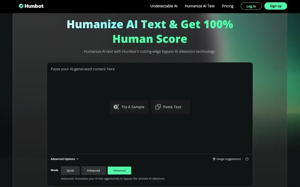 Humbot - AI検出器を回避するための検出不可能なAIツール10選