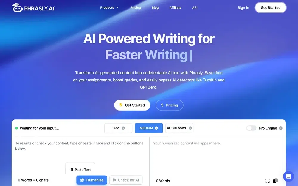 Phrasly-AI検出器を回避するための検出不可能なAIツールベスト10