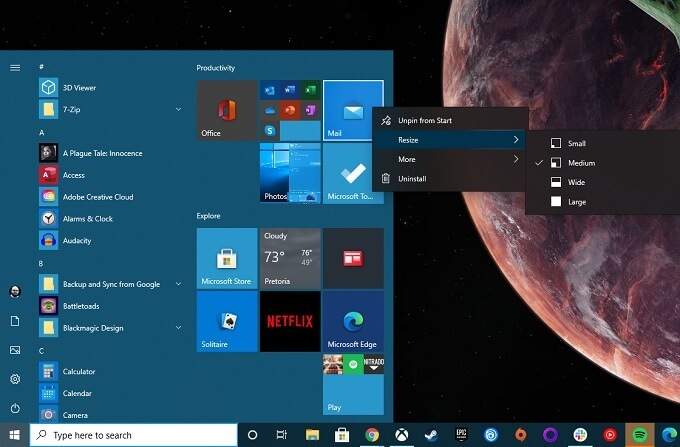 Windows 10をカスタマイズする方法：完全ガイド 画像11