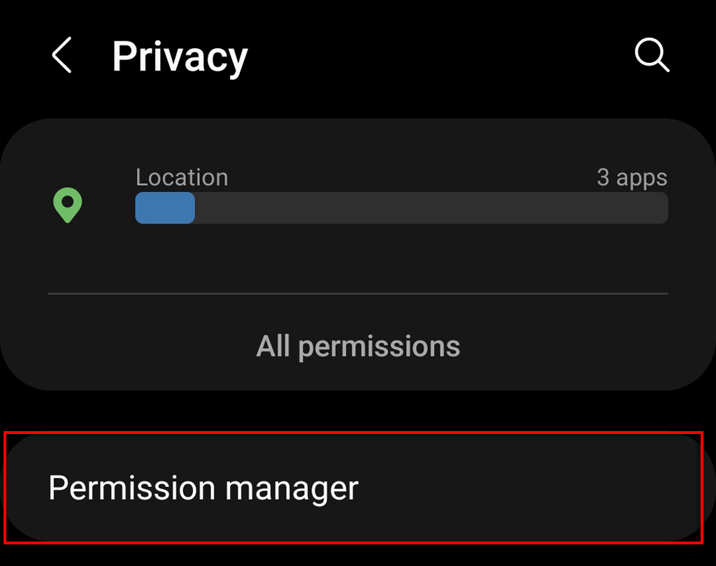 アプリの権限を確認する画像2