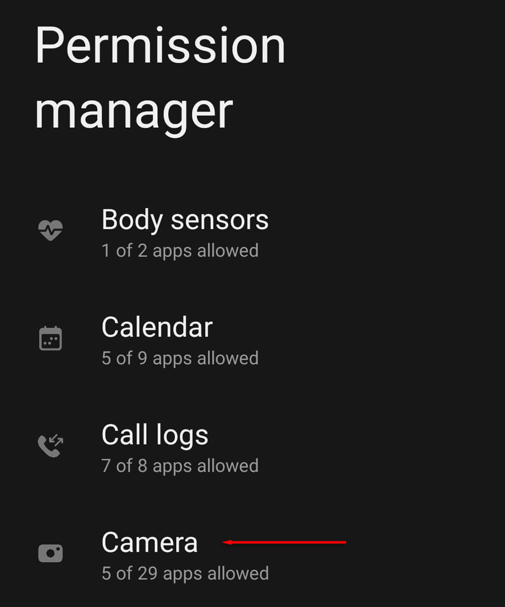 アプリの権限を確認する画像3