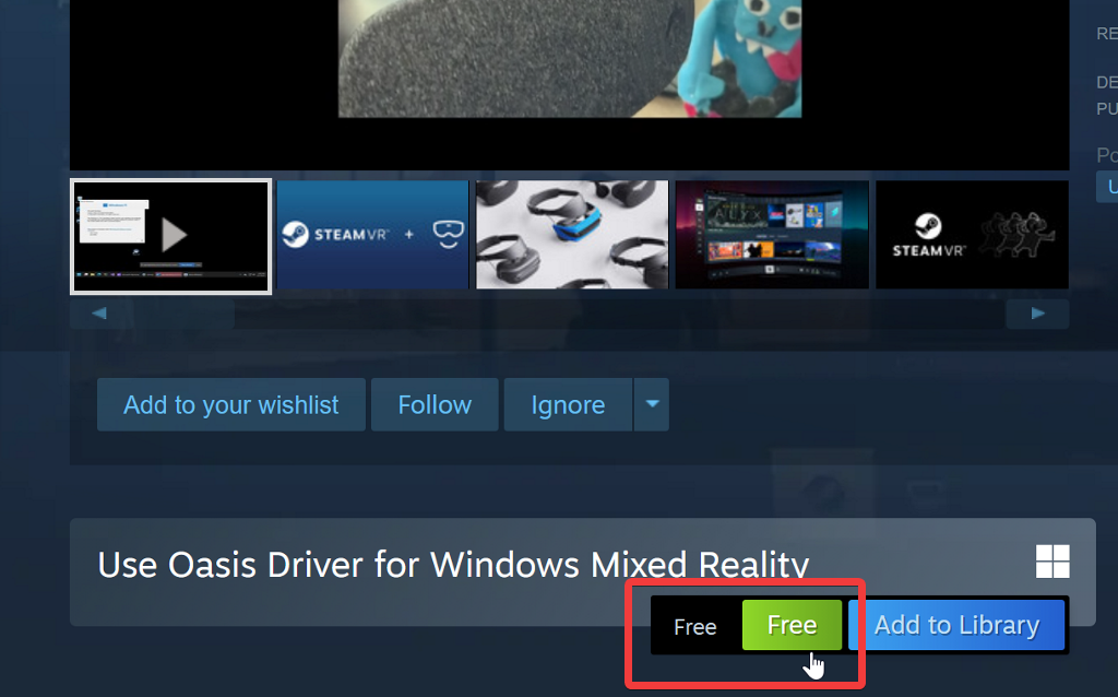 SteamにOasisドライバーを追加する
