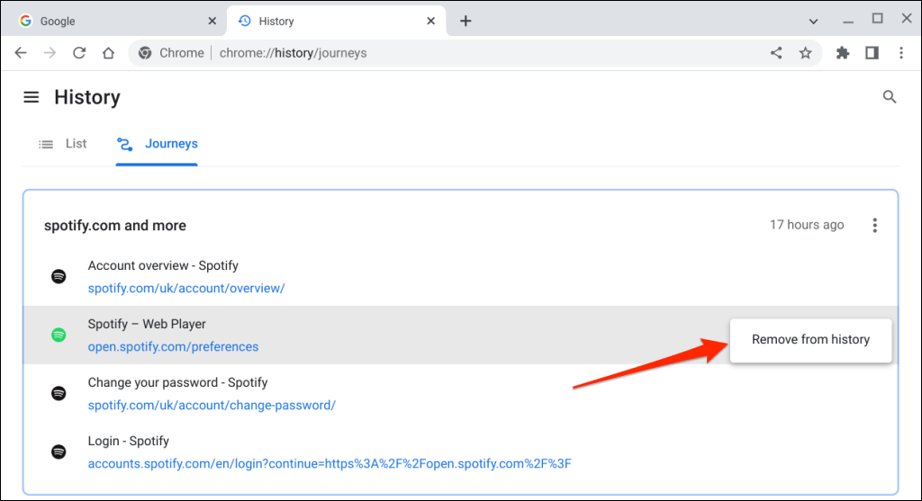 Chromebookで閲覧履歴を消去する方法 画像6