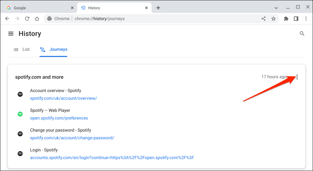 Chromebookで閲覧履歴を消去する方法 画像4