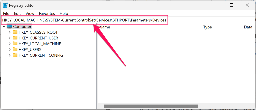 WindowsレジストリからBluetoothプロファイルを削除する手順