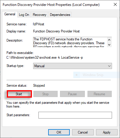 スタートを押す