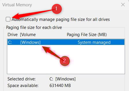 Windows 11で仮想メモリを増やす方法（画像6）