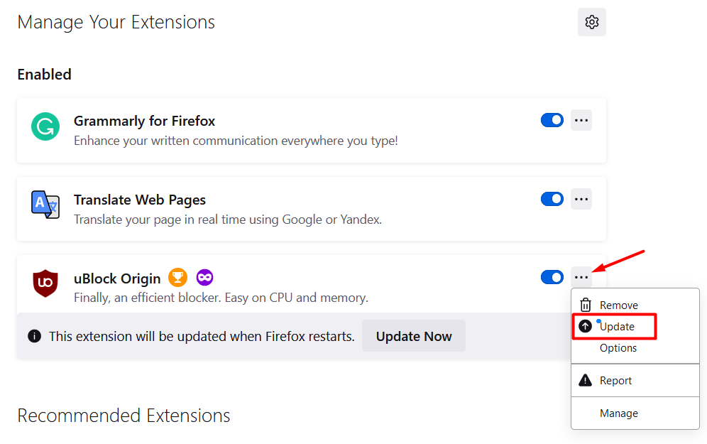 uBlock OriginでYouTubeやTwitchの広告がブロックされない？11の解決方法 画像3