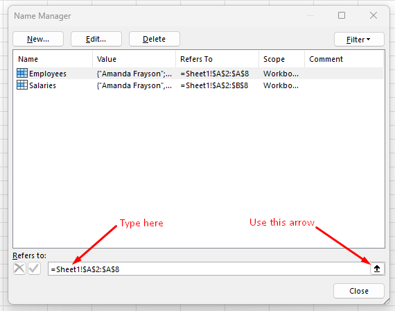 Excelの名前ボックス：知っておくべきことすべて 画像17