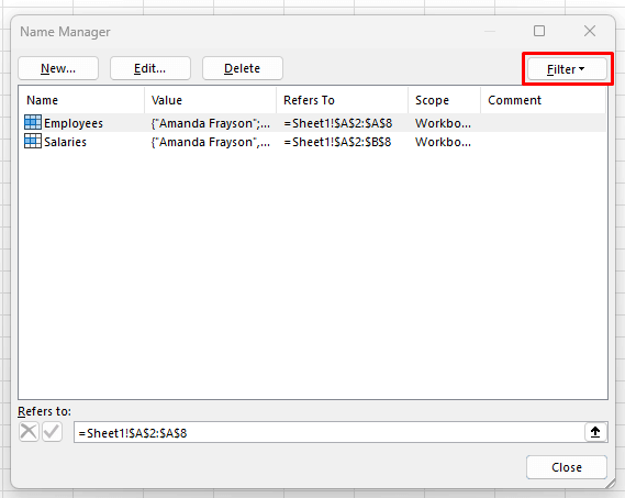 Excelの名前ボックス：知っておくべきことすべて 画像18