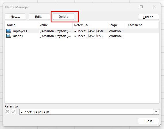 Excelの名前ボックス：知っておくべきことすべて 画像19