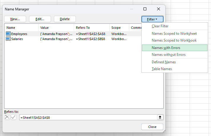 Excelの名前ボックス：知っておくべきことすべて 画像20