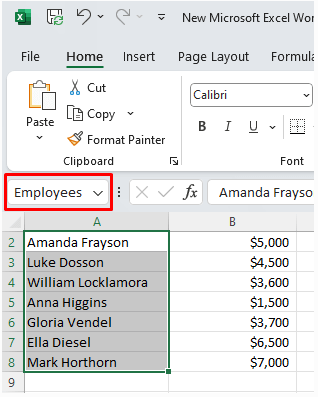 Excelの名前ボックス：知っておくべきことすべて 画像6