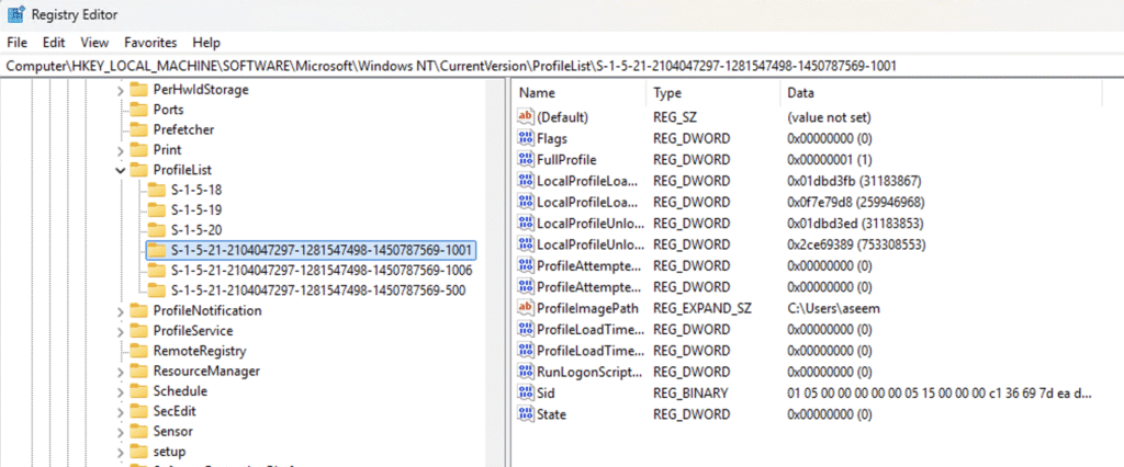 Windows 11 レジストリ エディター