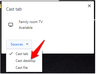 キャストデバイスを使用してデュアルモニターを設定する画像4
