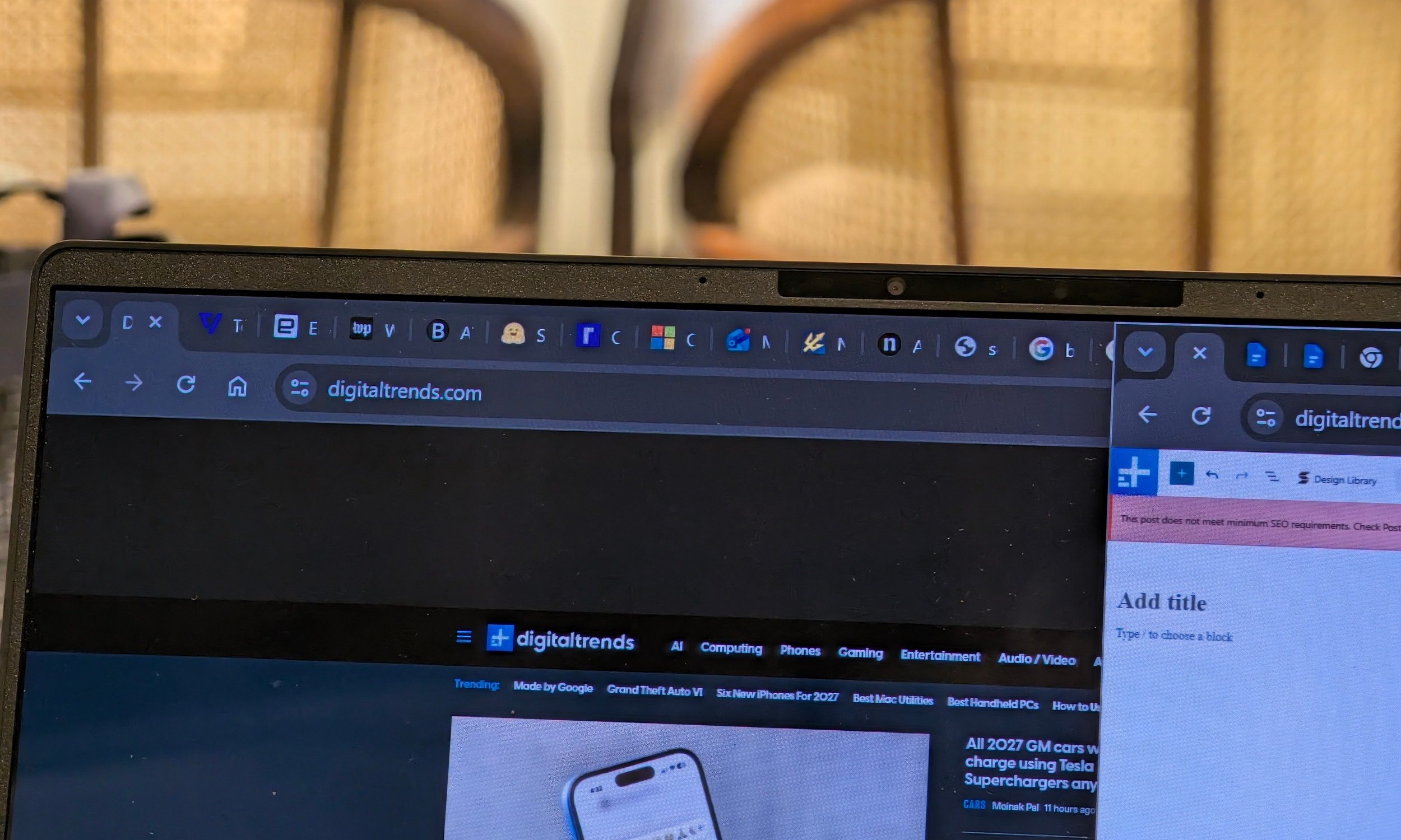 كاميرا الويب في مراجعة ASUS Zenbook A14