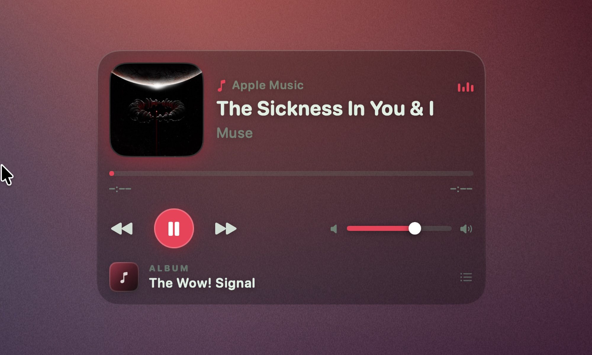 أداة BetterMacWidgets لعرض ما يتم تشغيله حاليًا