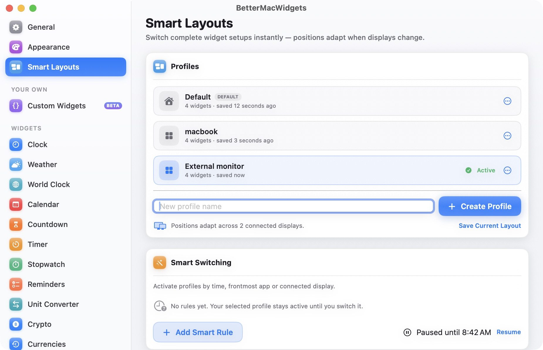 ملف تعريف BetterMacWidgets