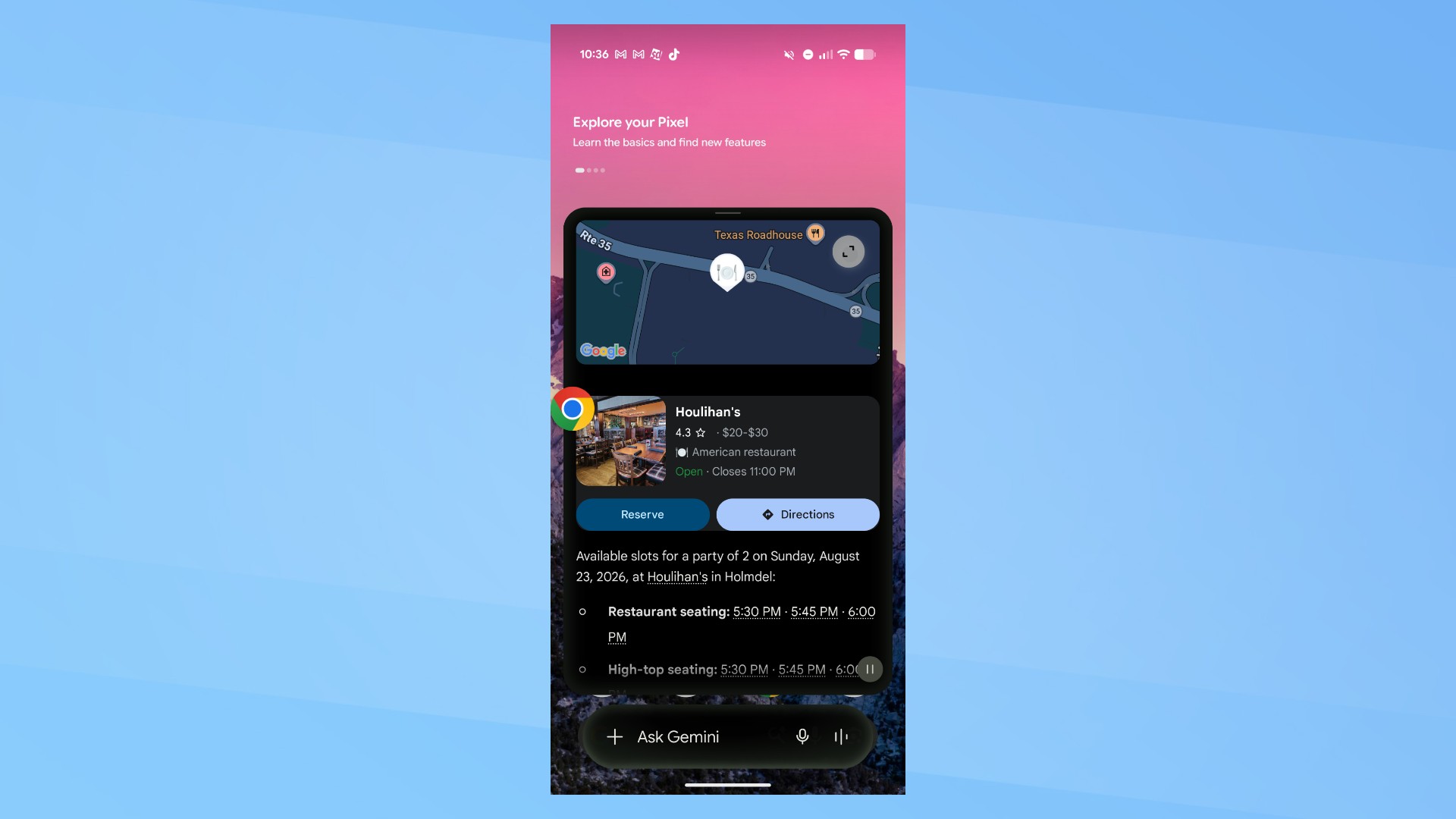 مراجعة Pixel 11 Pro Fold - أتمتة مهام Gemini.