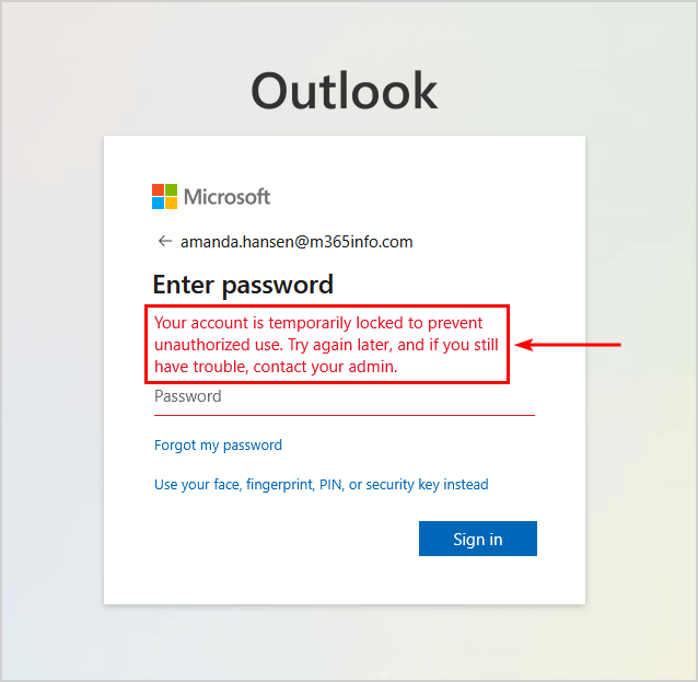 Как исправить проблему с временно заблокированной учетной записью Microsoft при входе в систему.