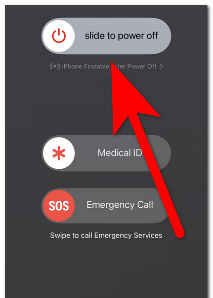 إعادة تشغيل هاتف iPhone قبل إعادة فتح WhatsApp.