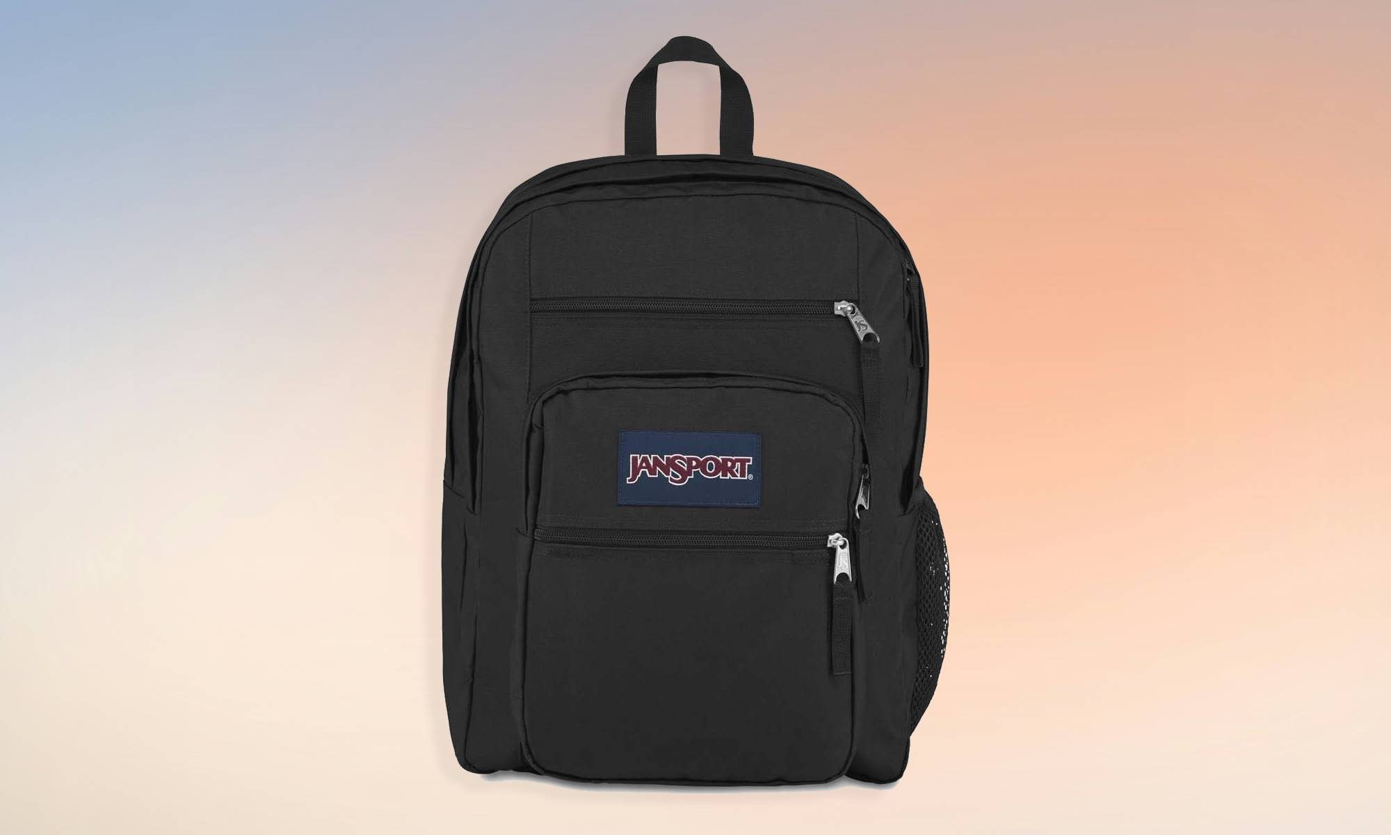 حقيبة JanSport Big Student على خلفية متدرجة