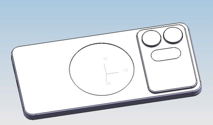 رسم تخطيطي لتصميم Samsung Galaxy S27 Ultra