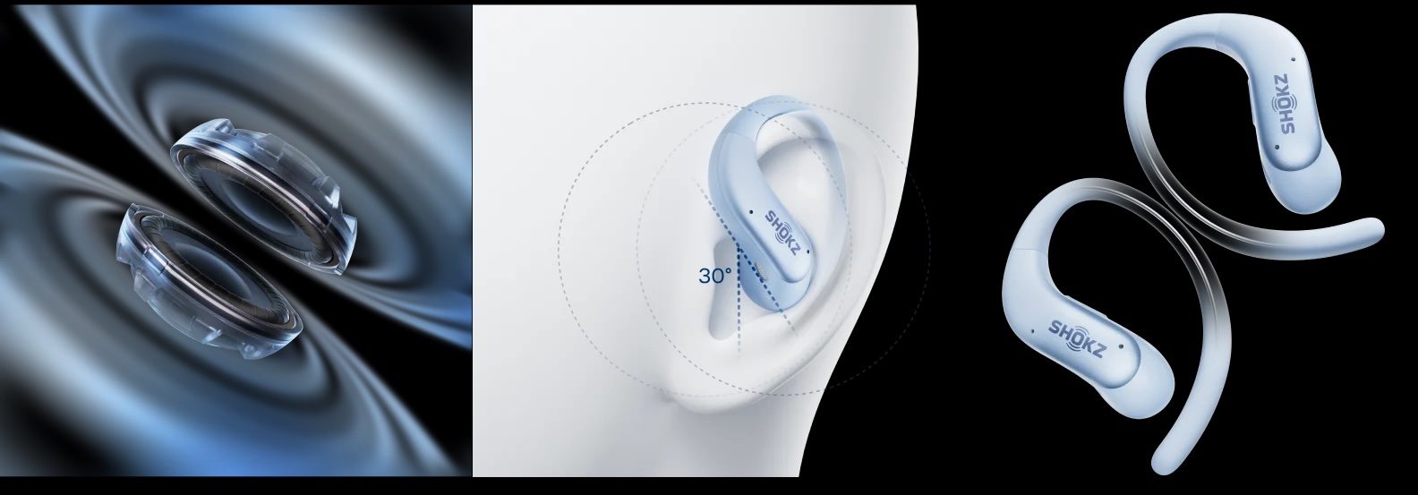 تصميم سماعات Shokz OpenFit Air 2