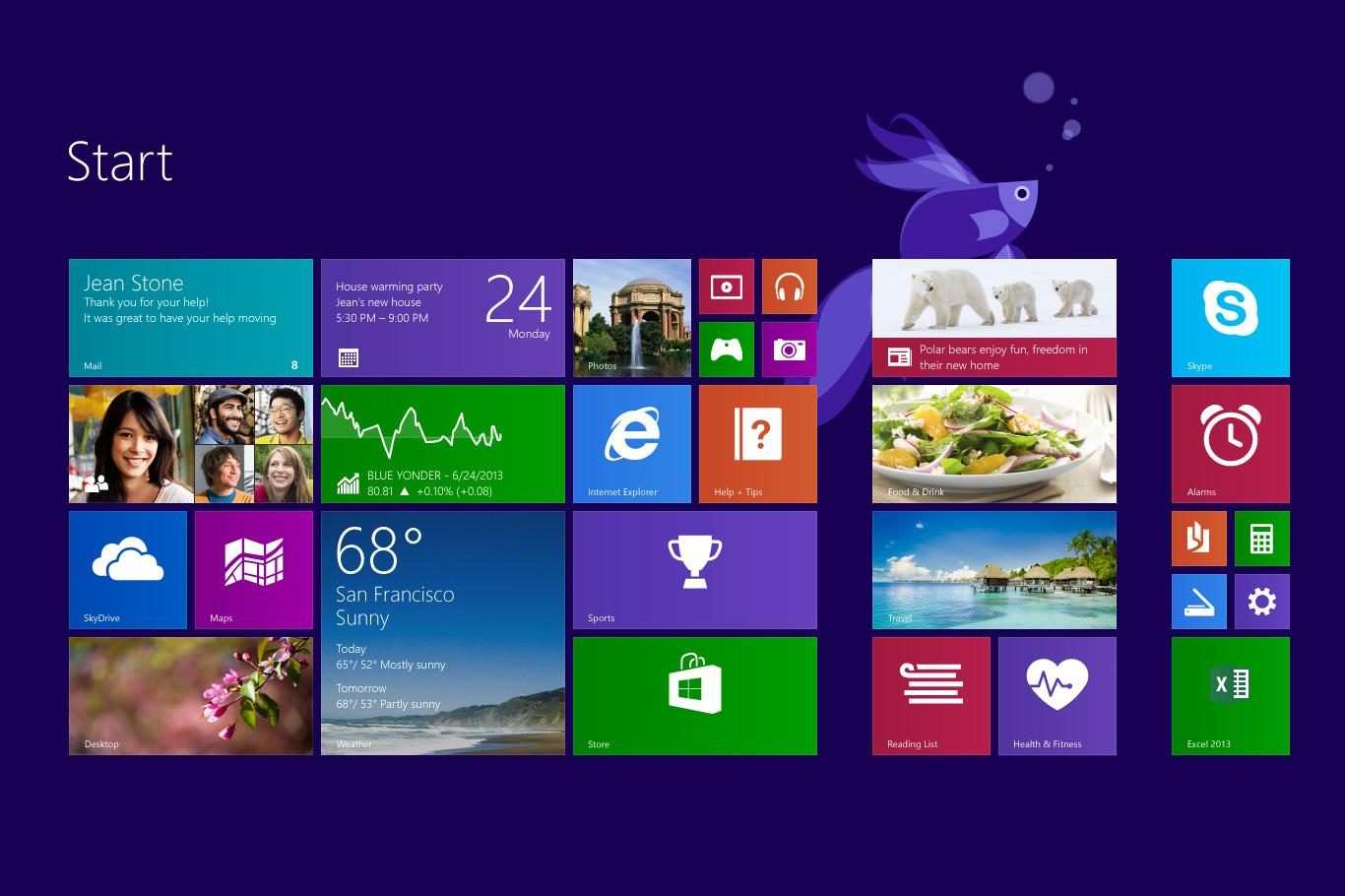 واجهة Windows 8.1