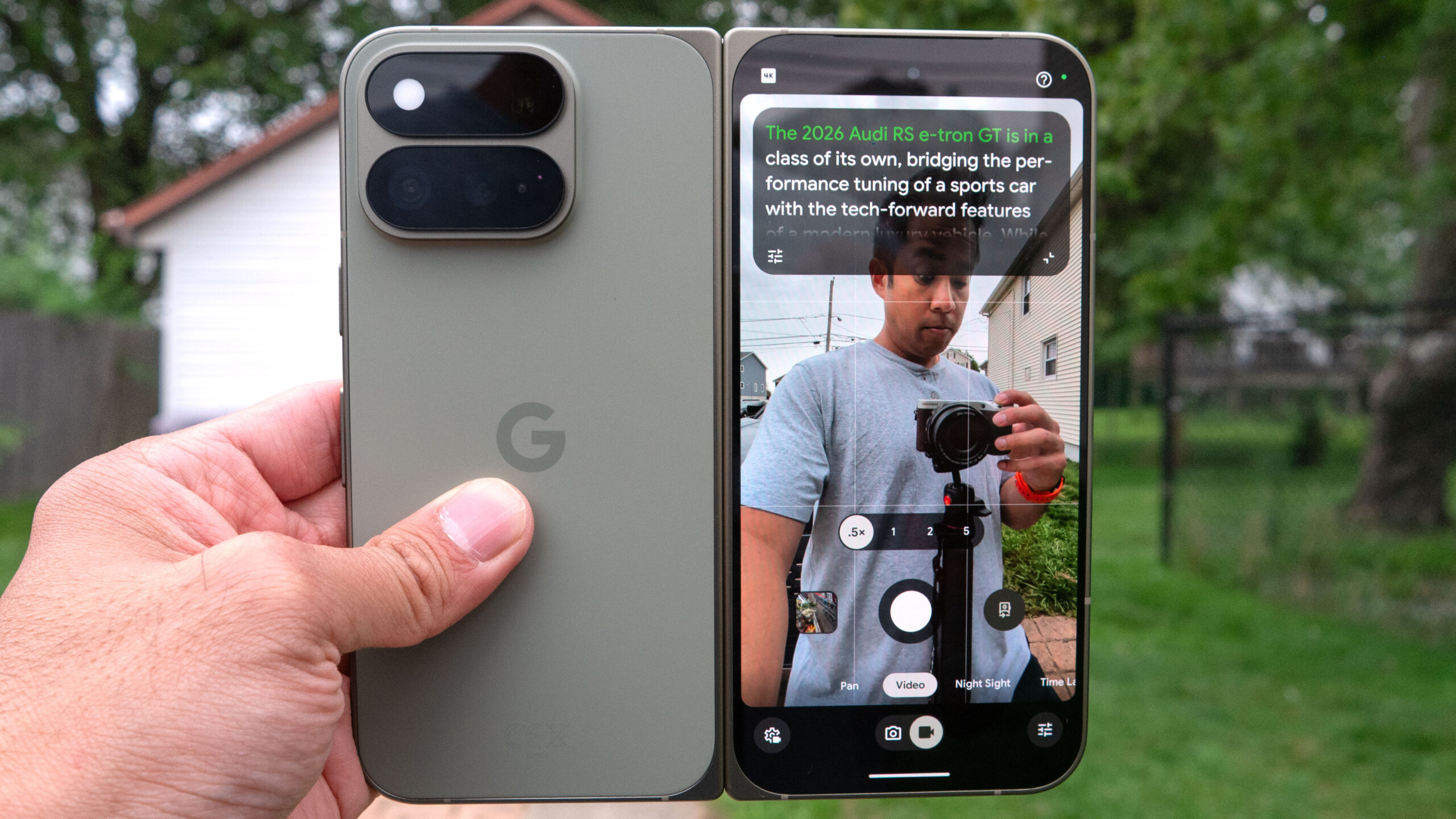 وضع المبدعين في Google Pixel 11 Pro Fold.