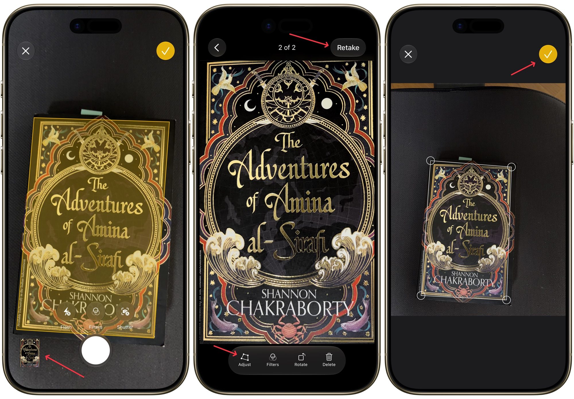 Настройка сканирования на iPhone