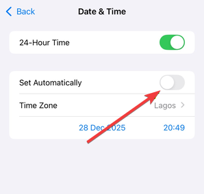 صورة توضح إعادة فحص رمز Google Authenticator بعد مزامنة توقيت الهاتف لحل خطأ رمز المصادقة الثنائية (2FA) في Binance.