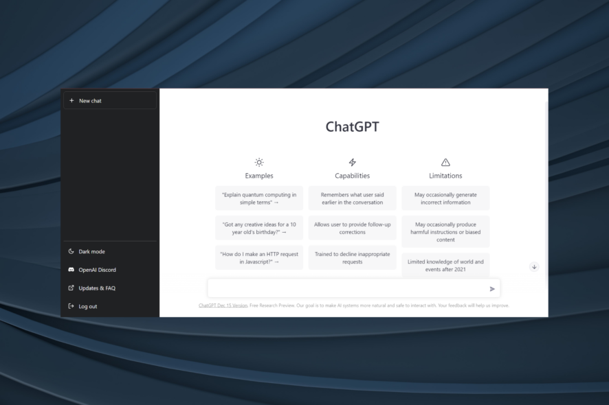 حل مشكلة عدم عمل أو استجابة ChatGPT