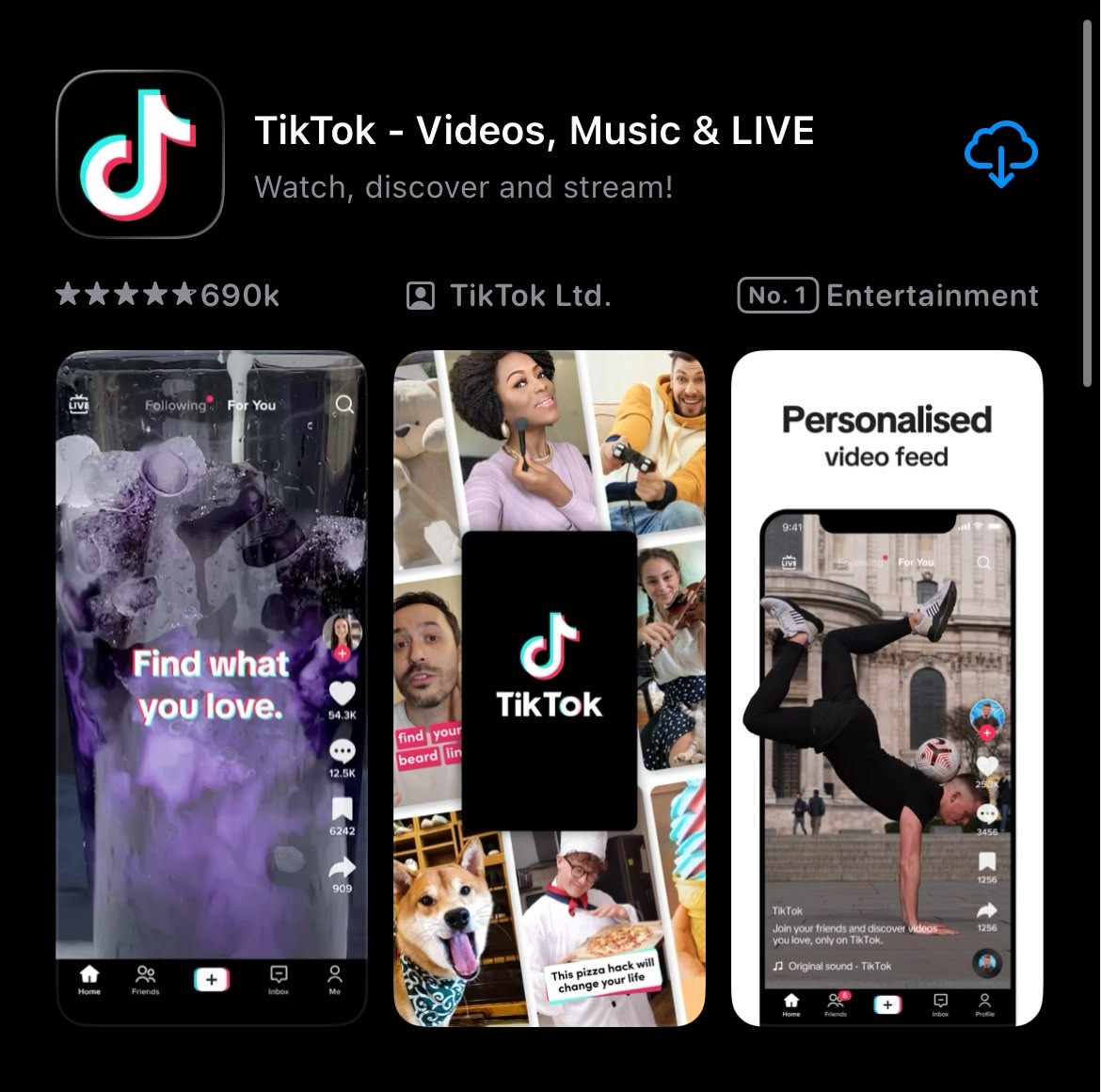 إعدادات ذاكرة التخزين المؤقت لتطبيق TikTok على Android وخيار حذف التطبيق على iPhone قبل إعادة تثبيت TikTok.