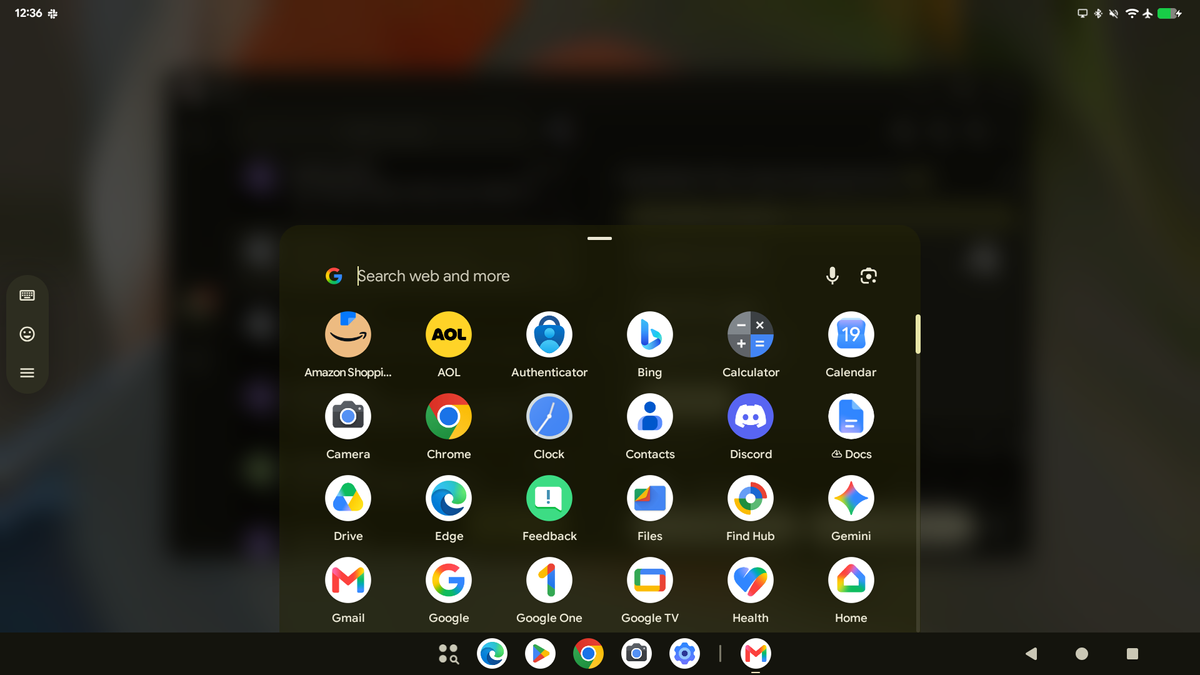 سطح مكتب Android 17