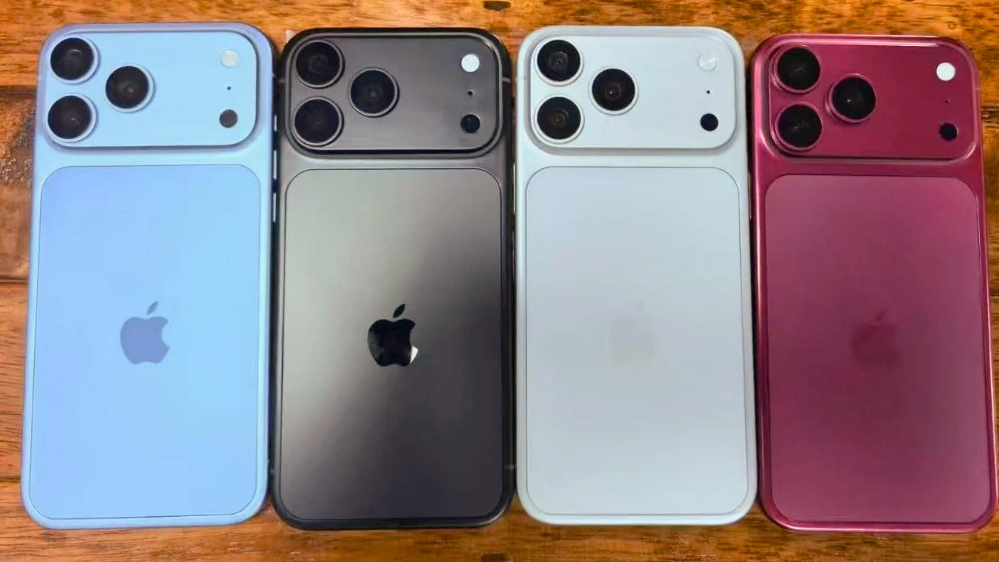 نماذج وهمية لألوان iPhone 18 Pro