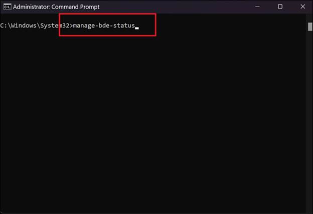 صورة توضيحية لخيارات BitLocker في ويندوز 11