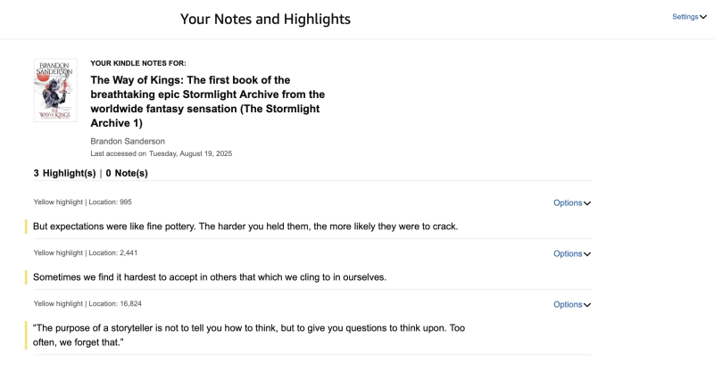 إبرازات من كتاب Amazon Kindle.