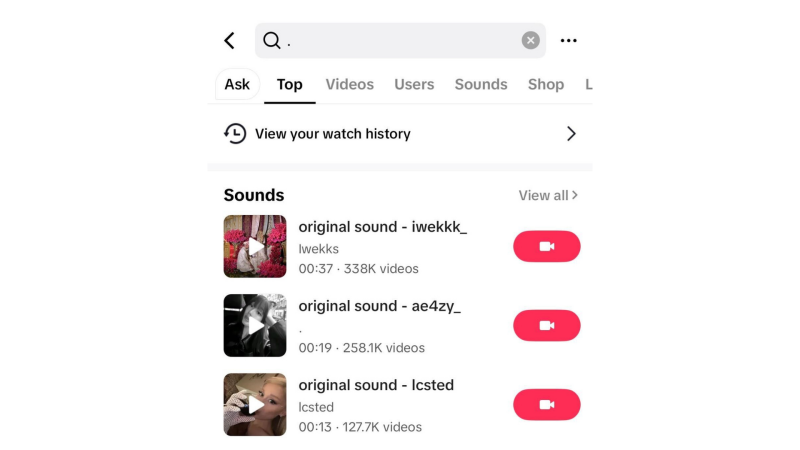 كيفية عرض سجل مشاهداتك على TikTok.