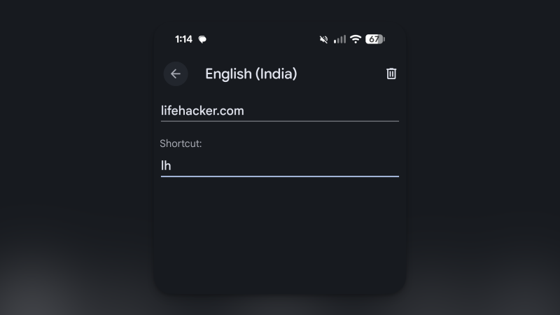 قاموس Gboard الشخصي