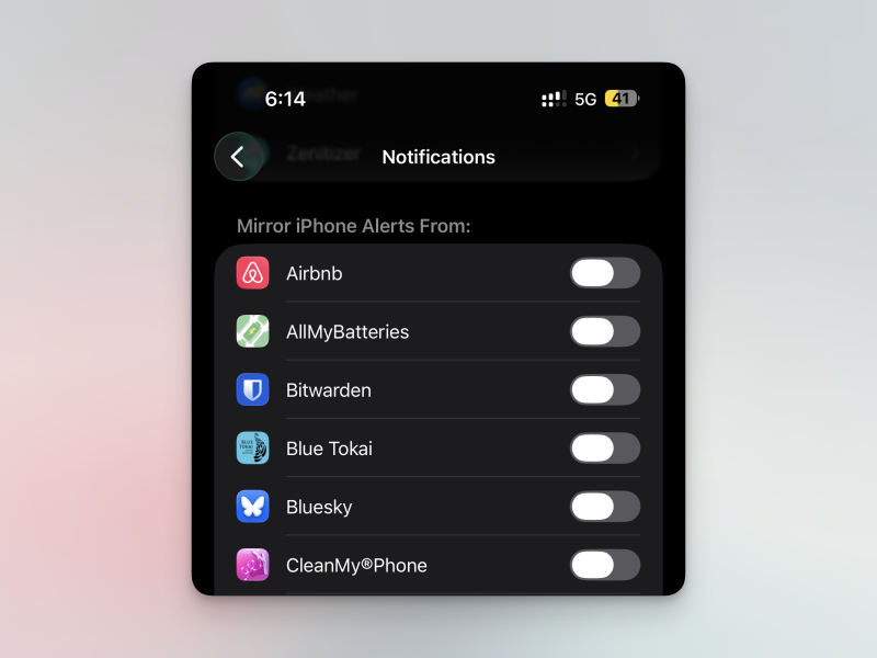 تعطيل الإشعارات لساعة Apple Watch.