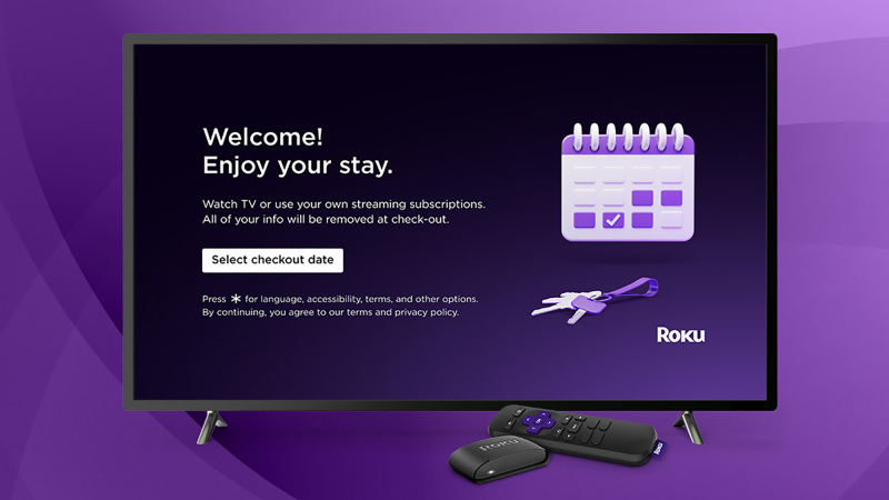 وضع الضيف في Roku