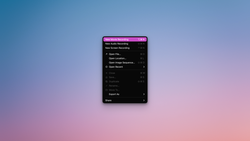 Nehmen Sie Ihren iPhone-Bildschirm mit QuickTime Player auf einem Mac auf.
