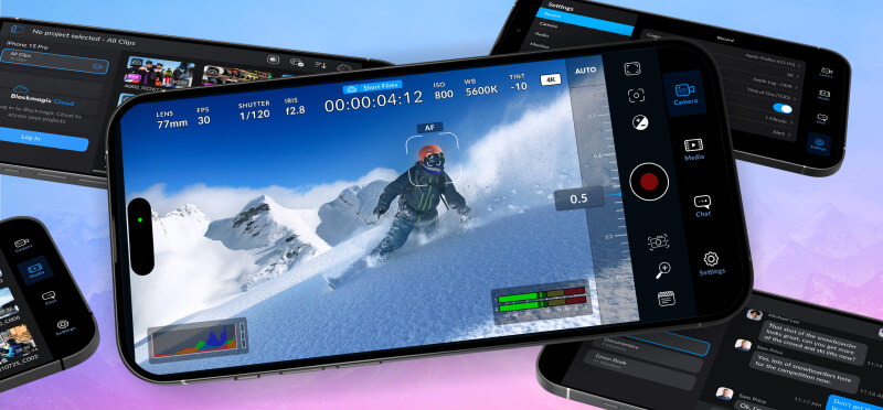تطبيق Blackmagic Camera