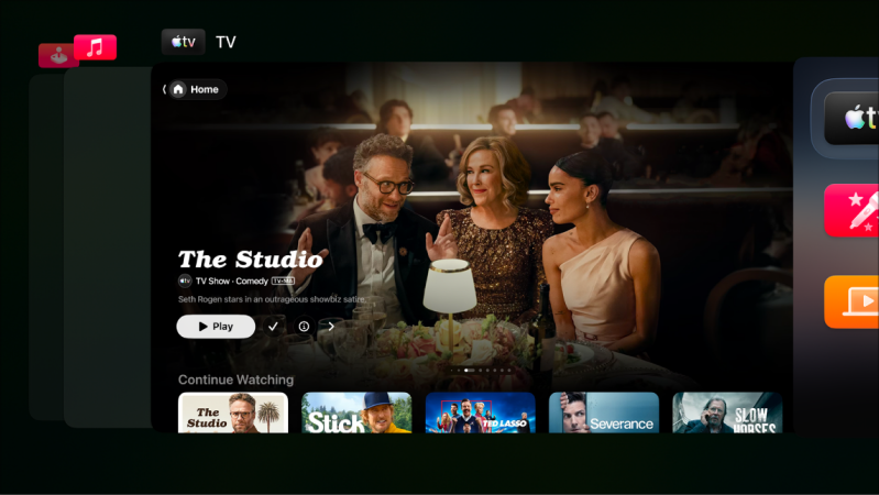 مبدل التطبيقات على Apple TV