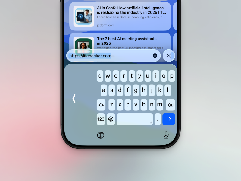 حيل لوحة مفاتيح iPhone