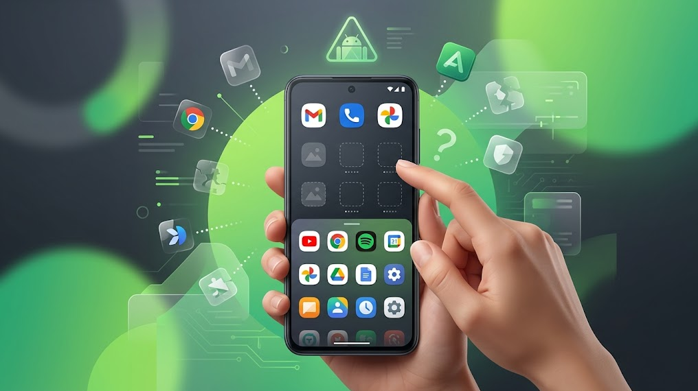 حل مشكلة اختفاء التطبيقات من الشاشة الرئيسية على Android