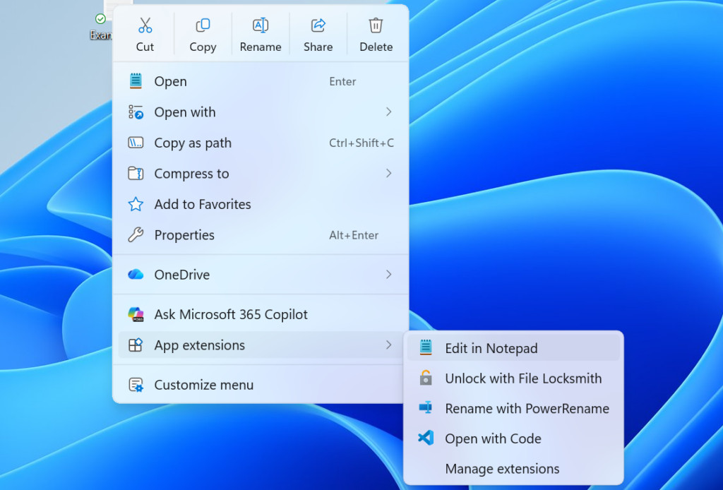 إعادة تصميم قائمة السياق في Windows 11 معروضة في إصدار تجريبي في أغسطس 2026