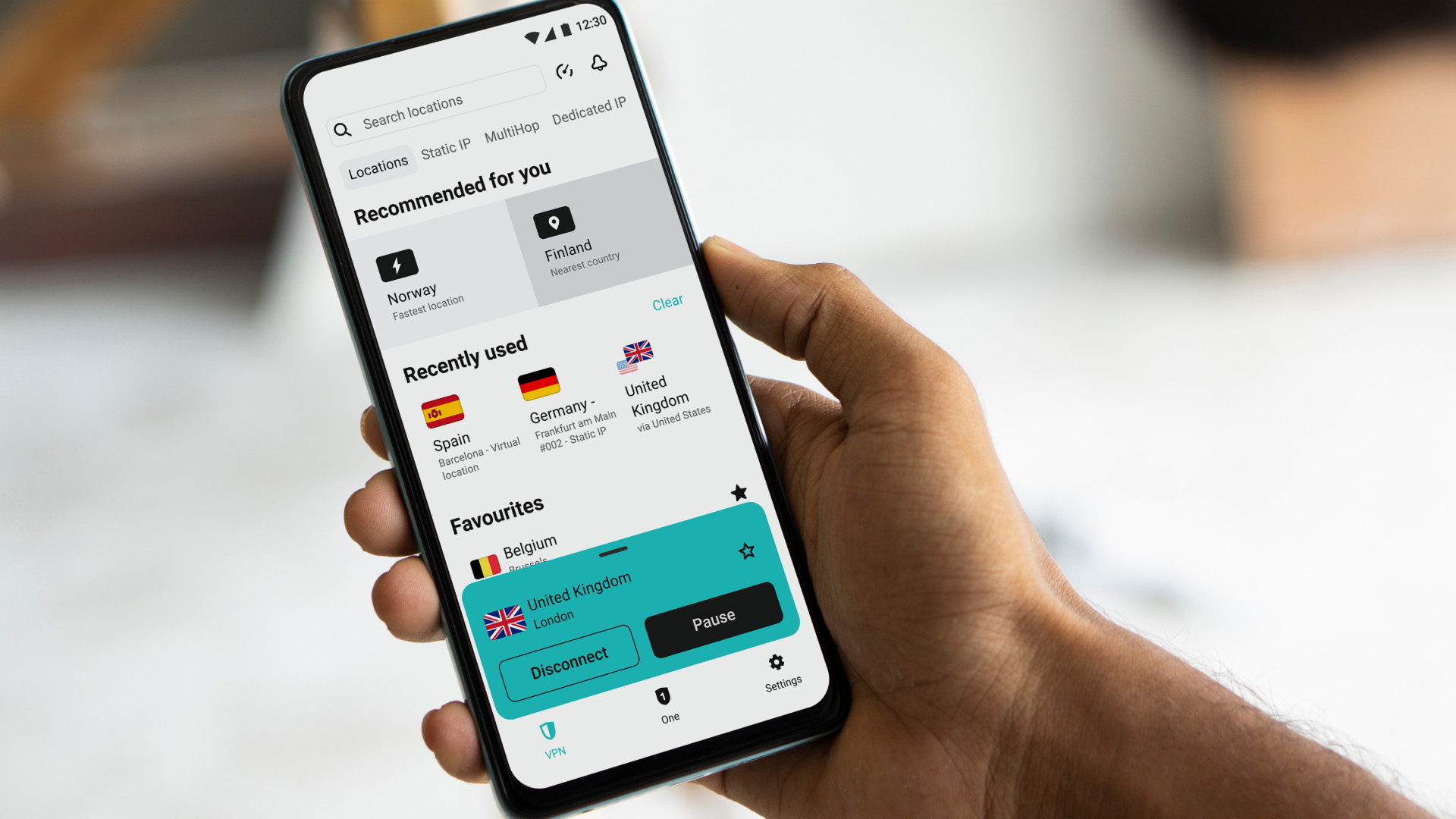 تطبيق Surfshark على Android